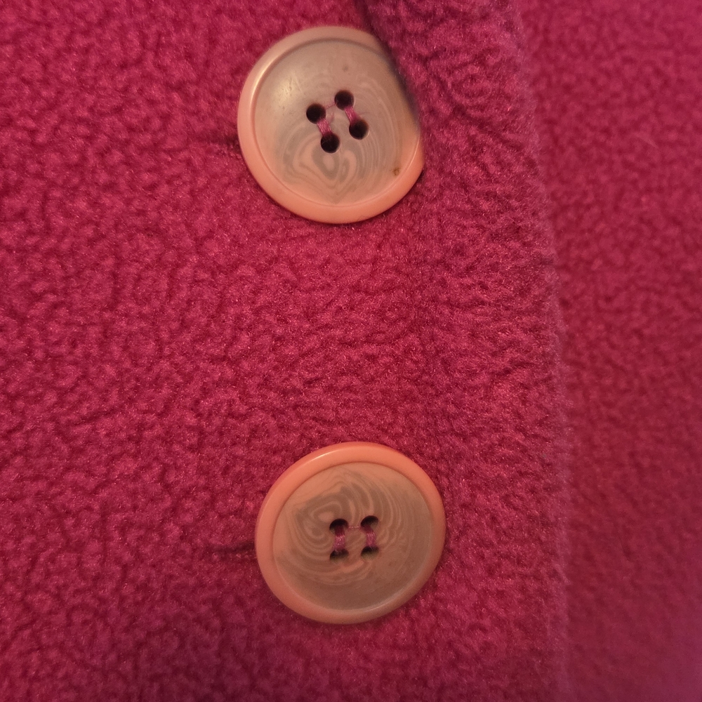 Express 90s Fuchsia Button-Up Blazer - image 6